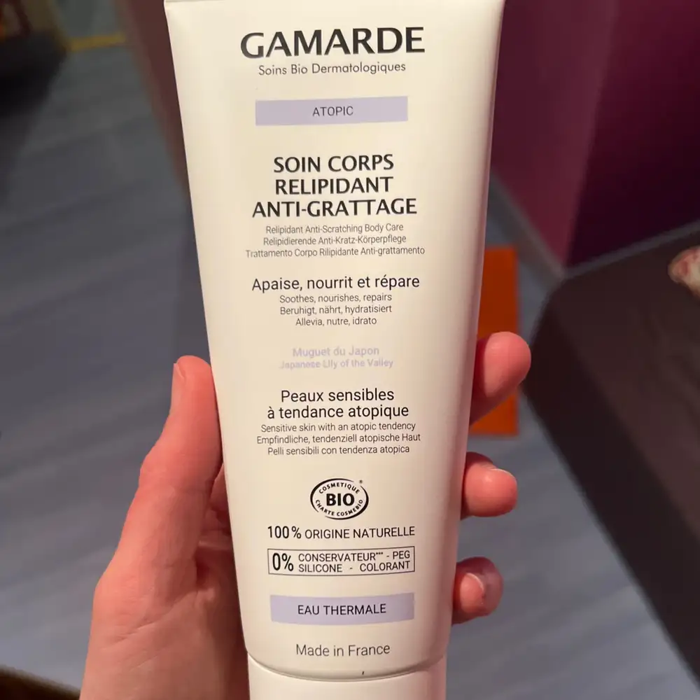 GAMARDE - Atopic - Soin corps relipidant anti-grattage