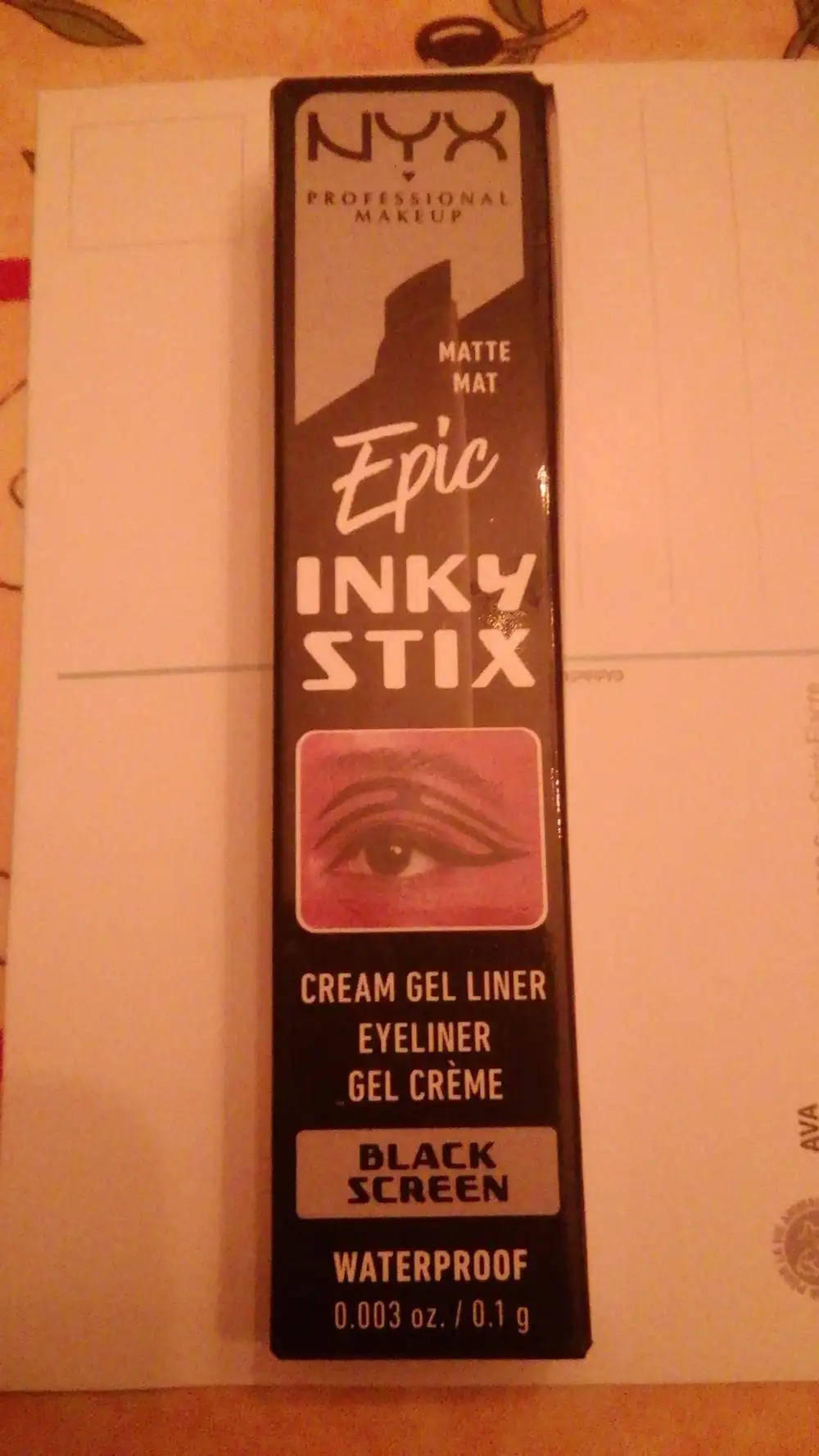 NYX - Epic inky stix - Eyliner gel crème black screen