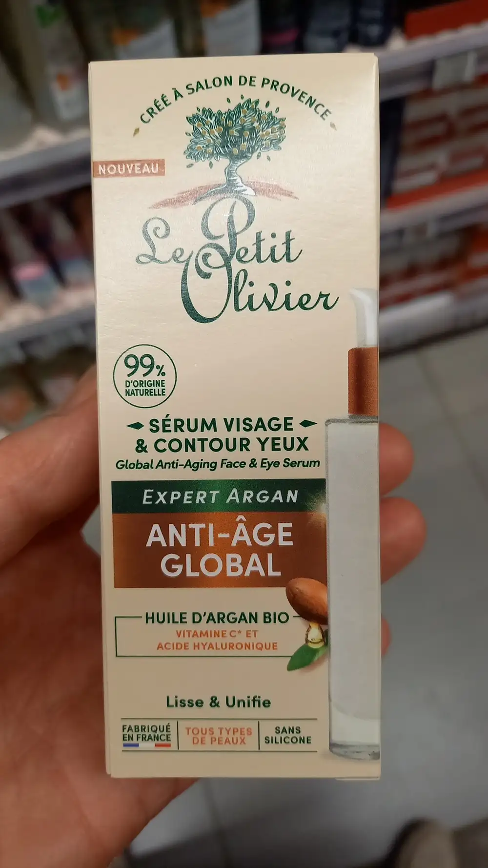 LE PETIT OLIVIER - Anti-âge global - Sérum visage & contour des yeux