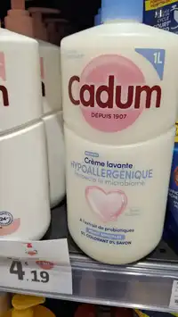 CADUM - Crème lavante hypoallergénique
