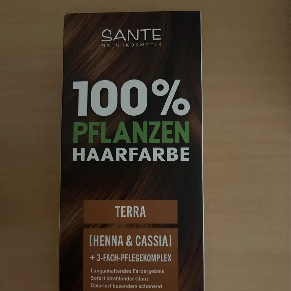 SANTE NATURKOSMETIK - Terra henna & cassia - 100% Pflanzen haarfarbe