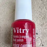 VITRY - Be green - Vernis à ongles rouge cardinal