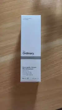 THE ORDINARY - Rice lipids + ectoin microemulsion