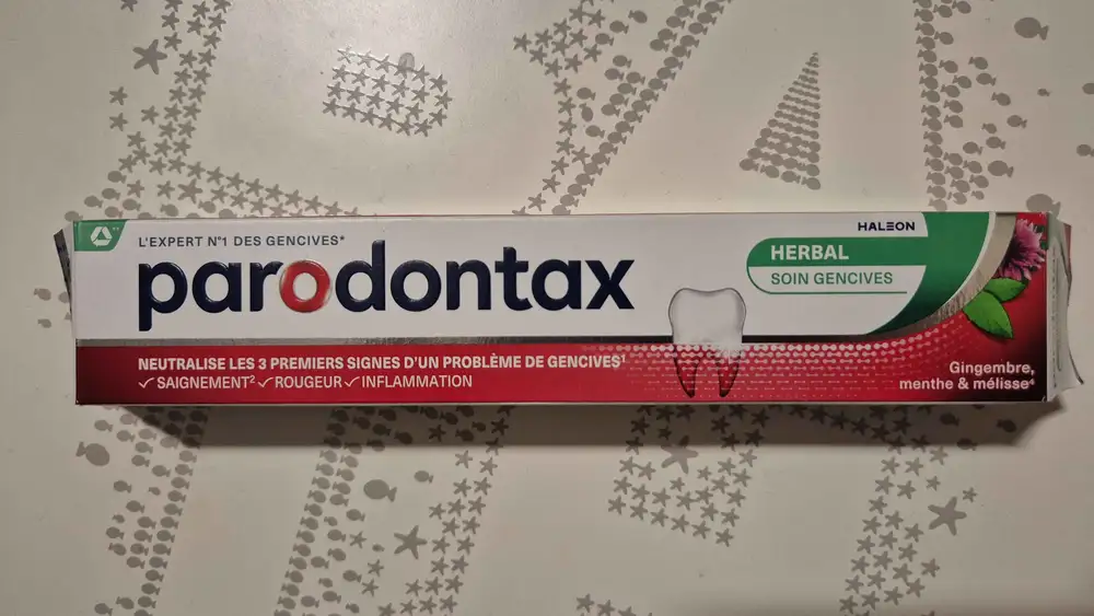 PARODONTAX - Herbal soin gencives - Dentifrice au fluor