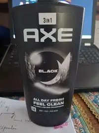 AXE - Black - 3en1 Body, face, hair wash