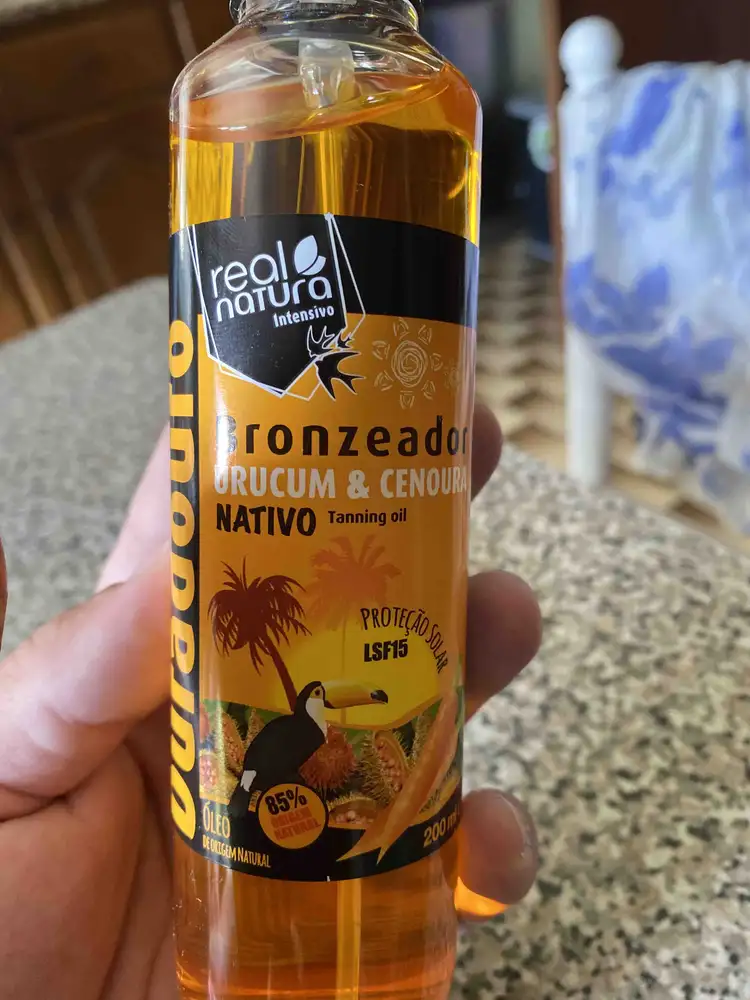 REAL NATURA - Bronzeador urucum & cenoura nativo tanning oil