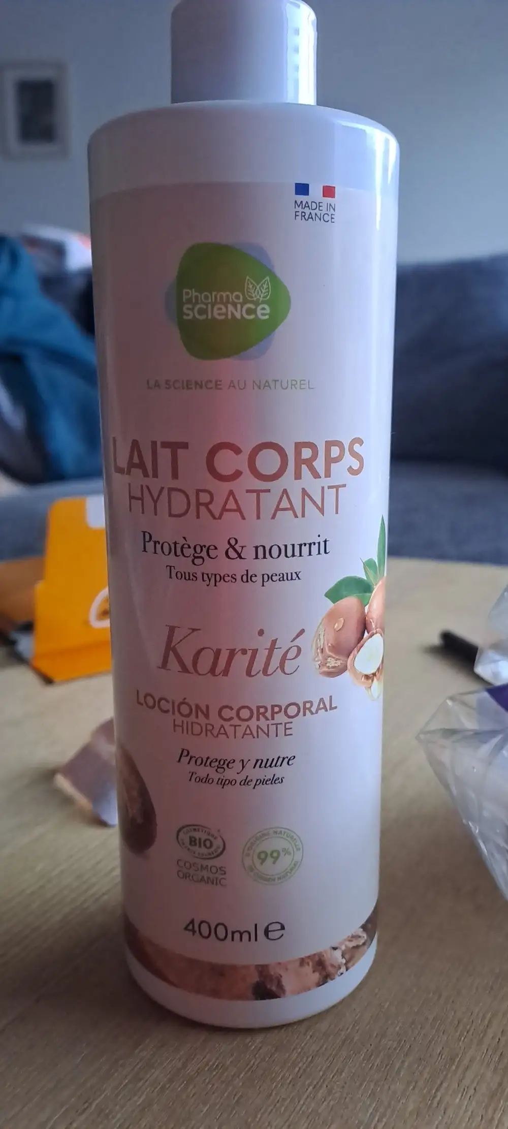 PHARMASCIENCE - Karité - Lait corps hydratant
