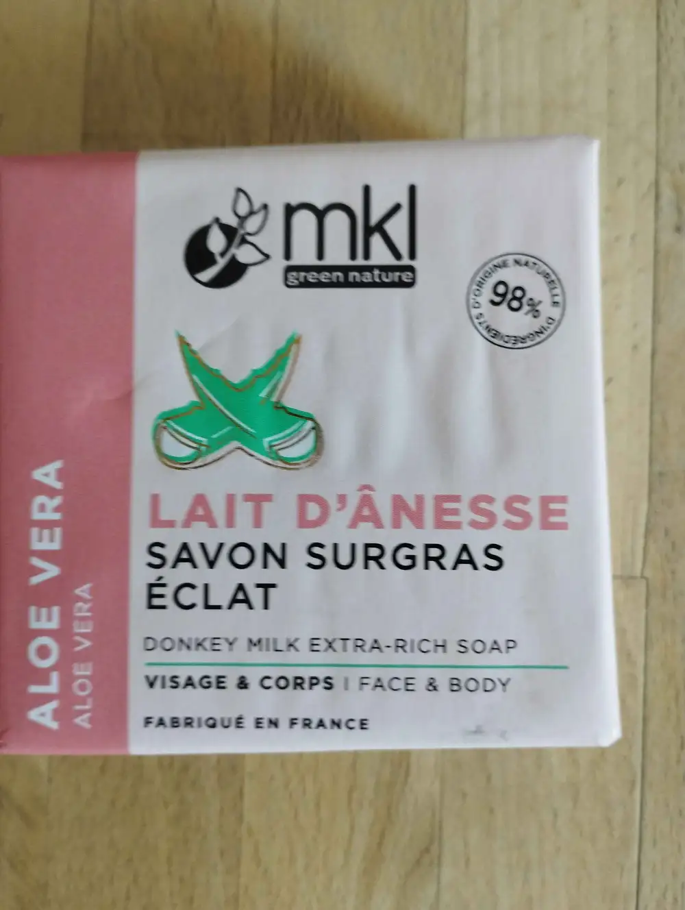 MKL GREEN NATURE - Savon surgras éclat au lait d'ânesse