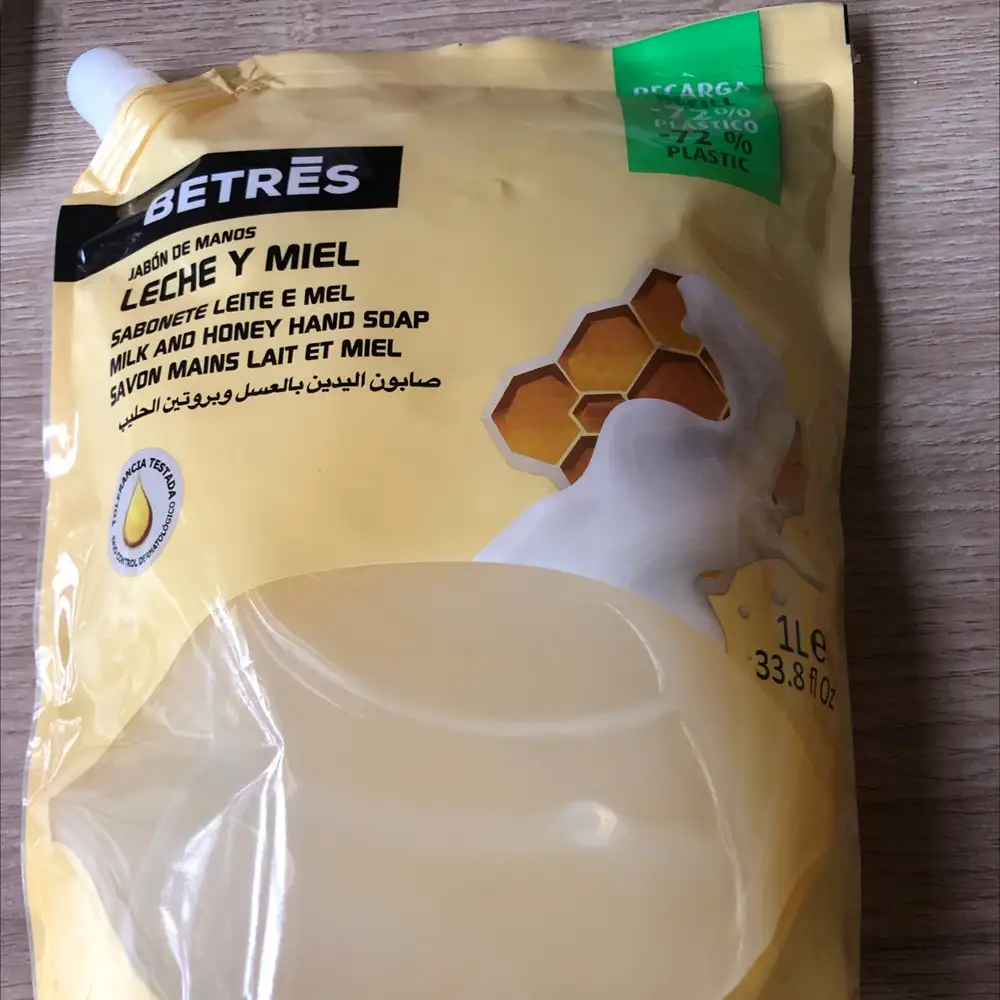 BETRÉS - Savon mains lait et miel