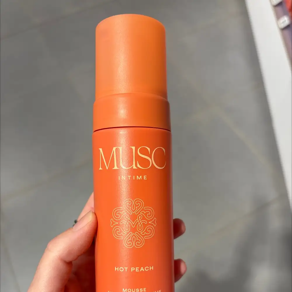 MUSC INTIME - Hot peach - Mousse nettoyante intime