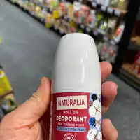 NATURALIA - Roll on déodorant senteur coton frais