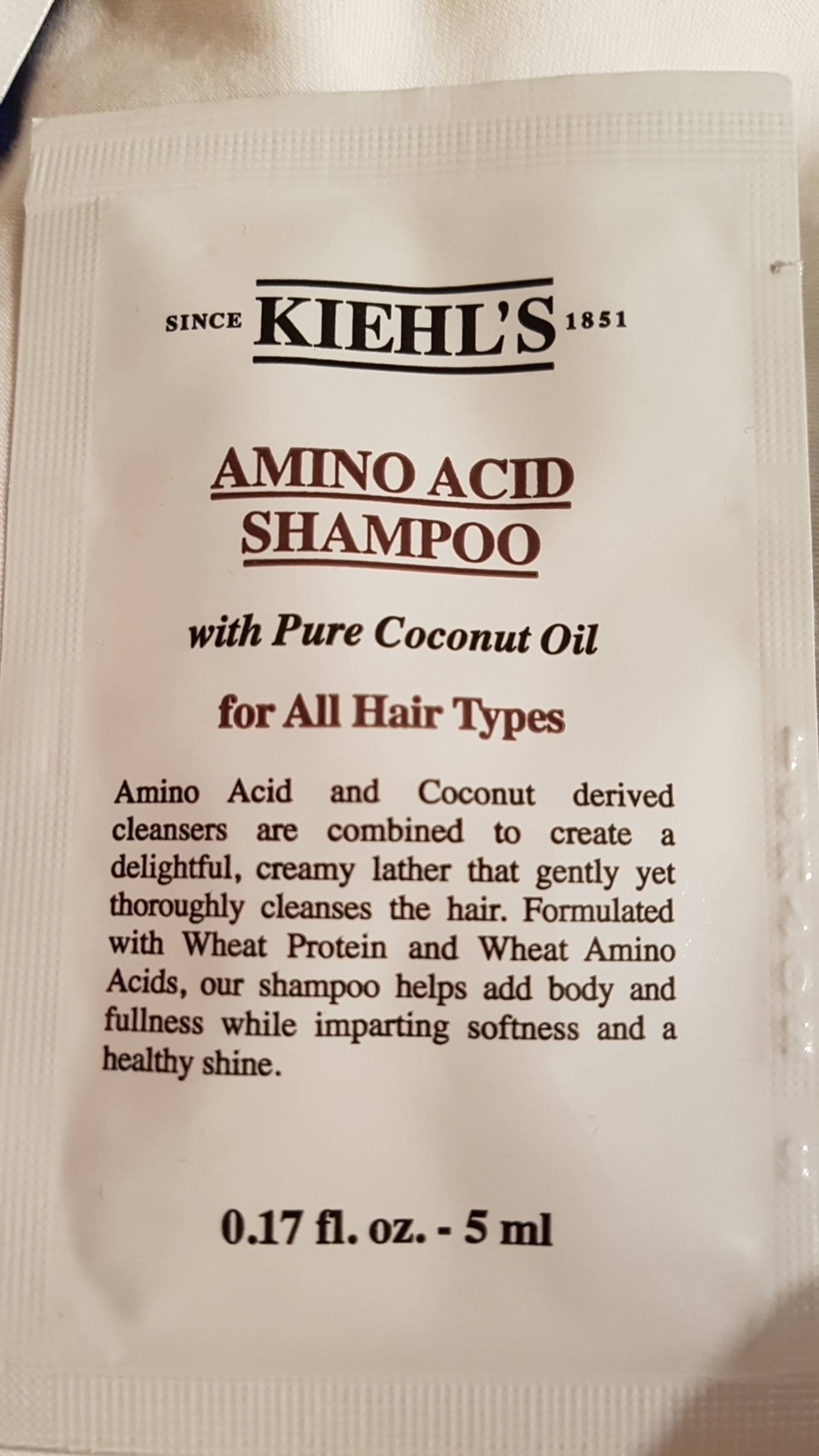 KIEHL'S - Amino acid shampoo with pure coconut oil