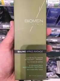 BIOMEN - Baume après rasage