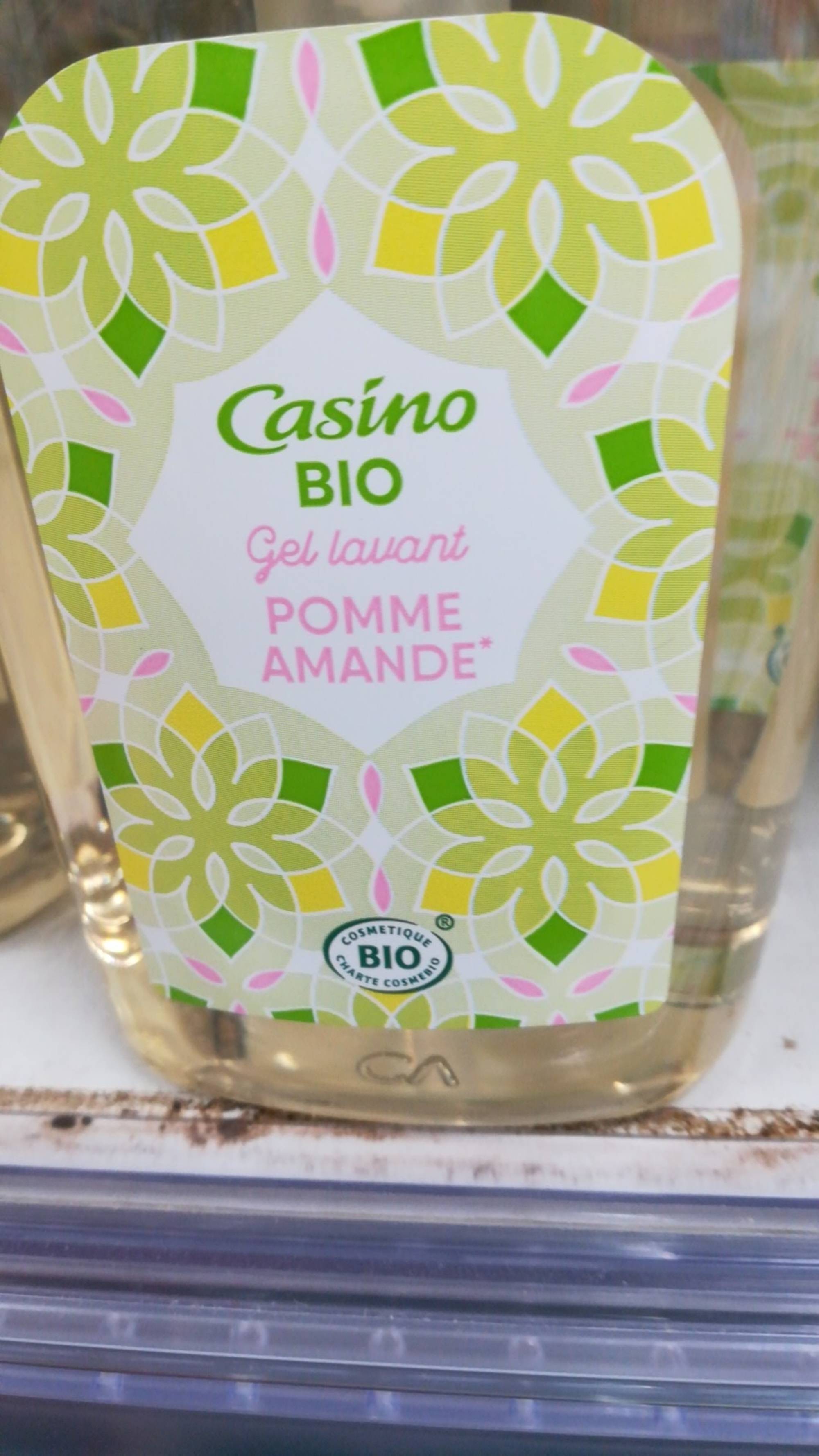 CASINO - Pomme amande bio - Gel lavant mains 