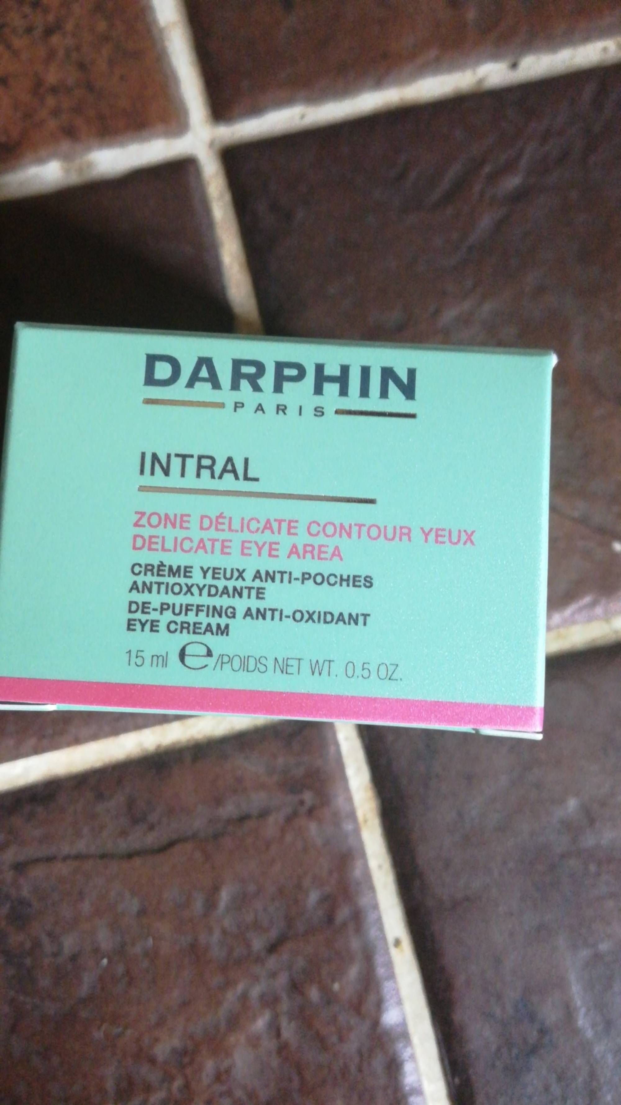 DARPHIN - Intral - Crème yeux anti-poche antioxydante