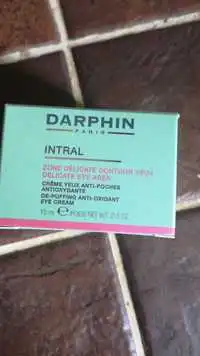 DARPHIN - Intral - Crème yeux anti-poche antioxydante