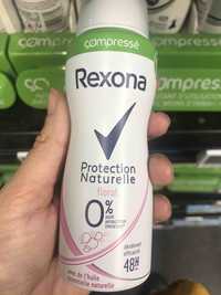 REXONA - Protection naturelle floral - Déodorant compressé 48h