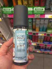 LOVE BEAUTY AND PLANET - Coconut water & mimosa flower - Deodorant pump