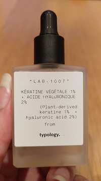 TYPOLOGY - Kératine végétale 1% + acide hyaluronique - Sérum mains & ongles