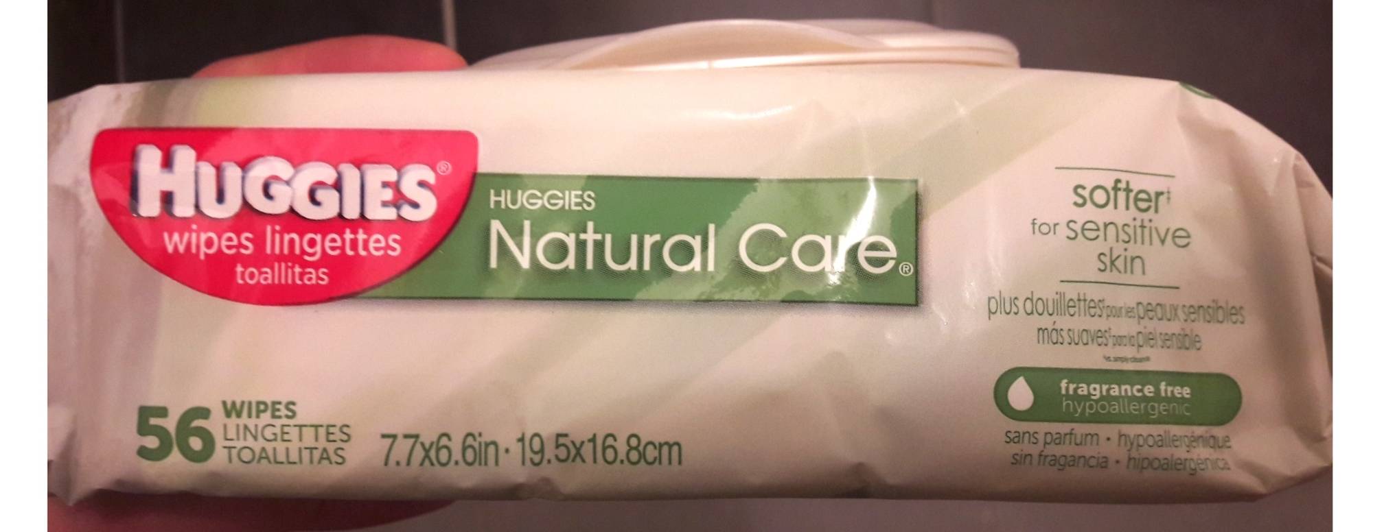 Acheter les lingettes pour bébés Huggies Natural Care Unscented