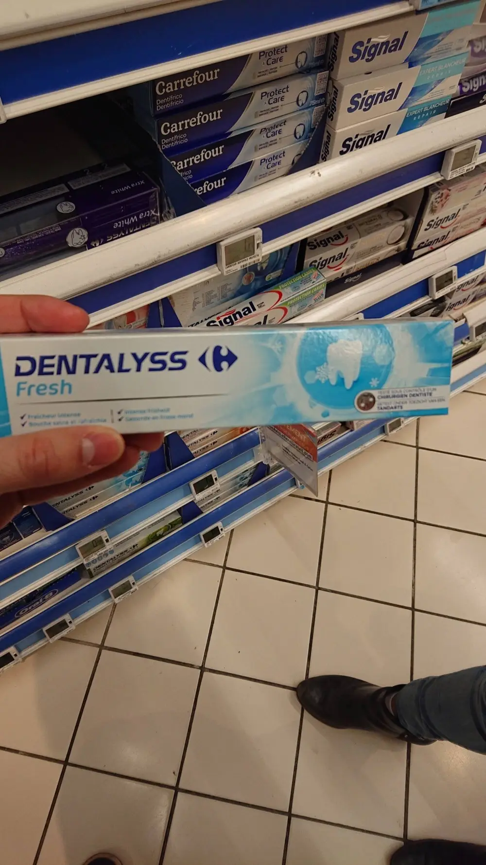 CARREFOUR - Dentalyss - Dentifrice fraîcheur