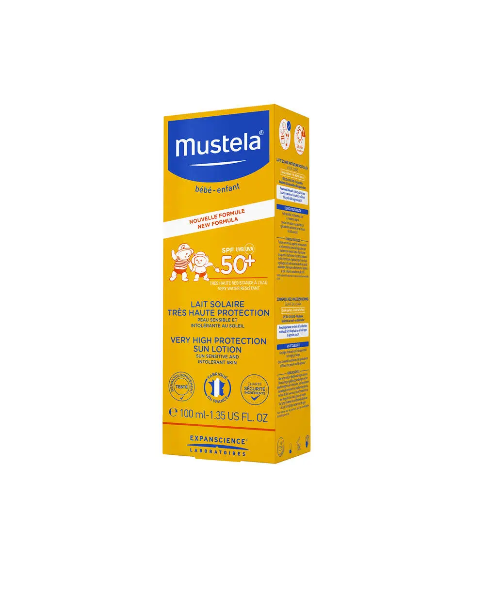 MUSTELA - Lait Solaire Très Haute Protection 100ml SPF50+