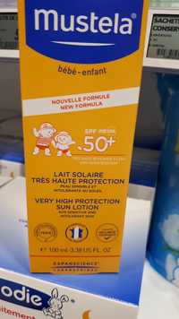 MUSTELA - Bébé-enfant - Lait solaire très haute protection SPF 50+ - 100 ml