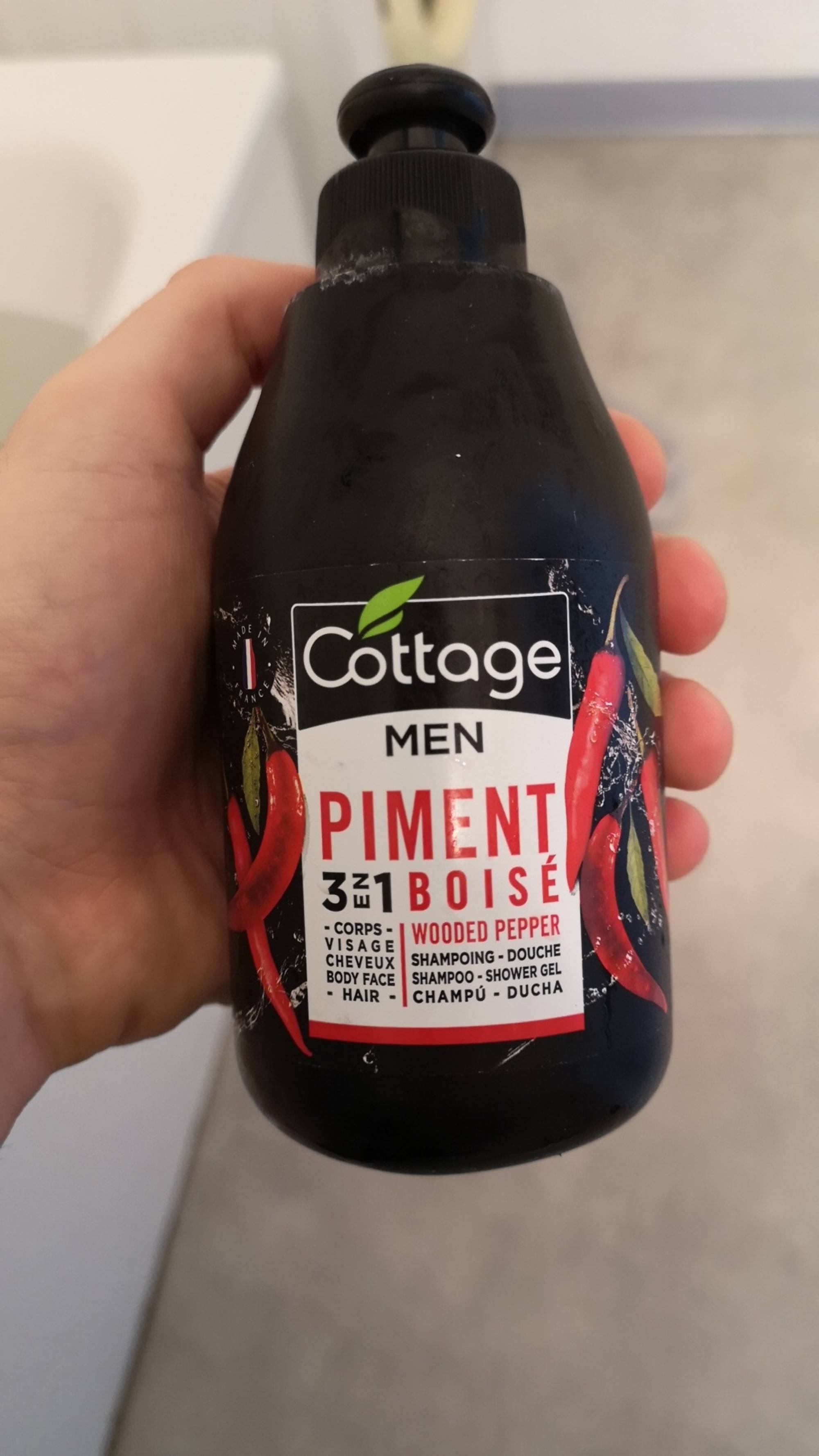 COTTAGE - Men Piment 3 en 1 - Shampoing & Douche