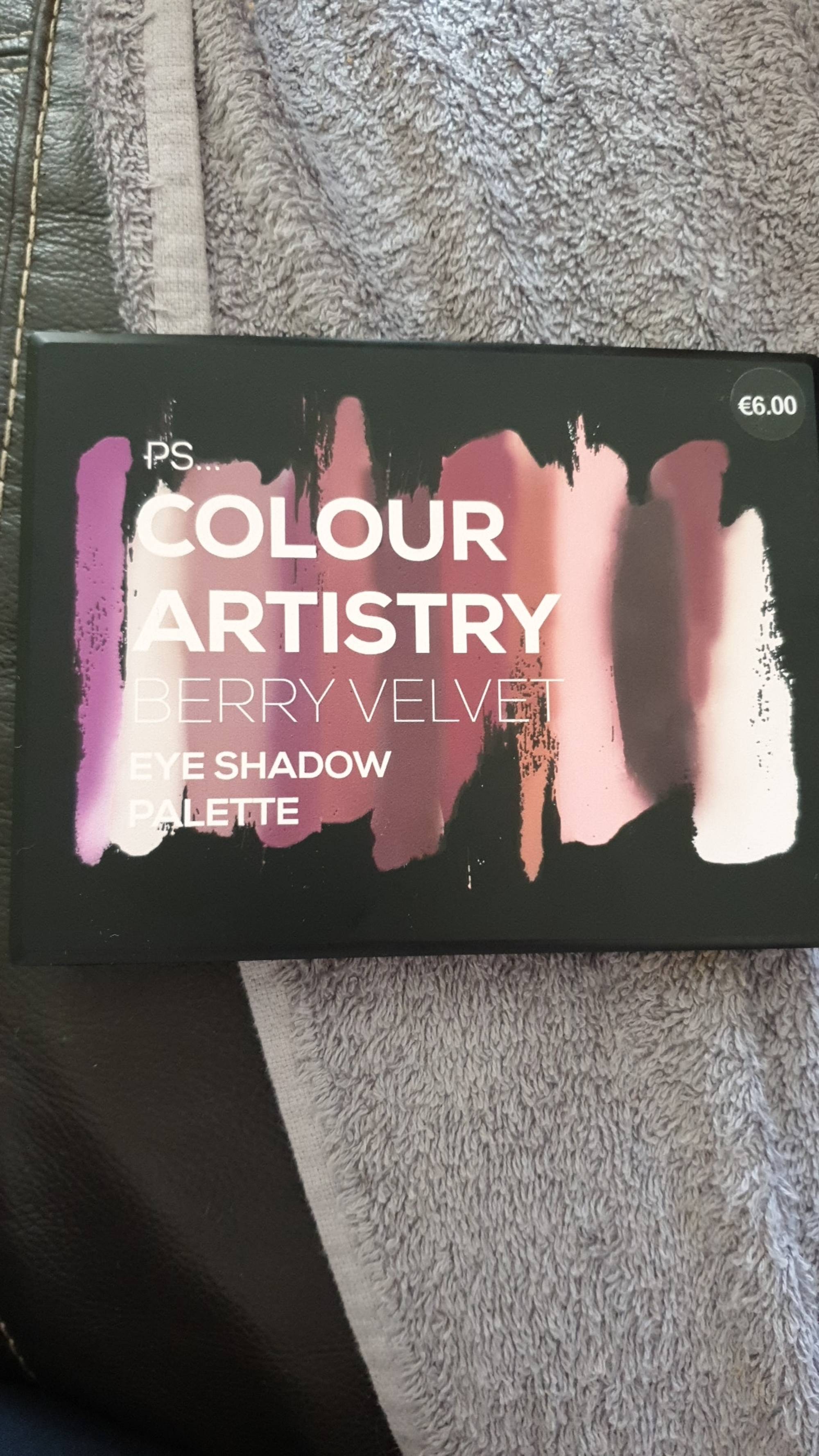 PRIMARK - Colour artistry - Berry velvet, eye shadow palette