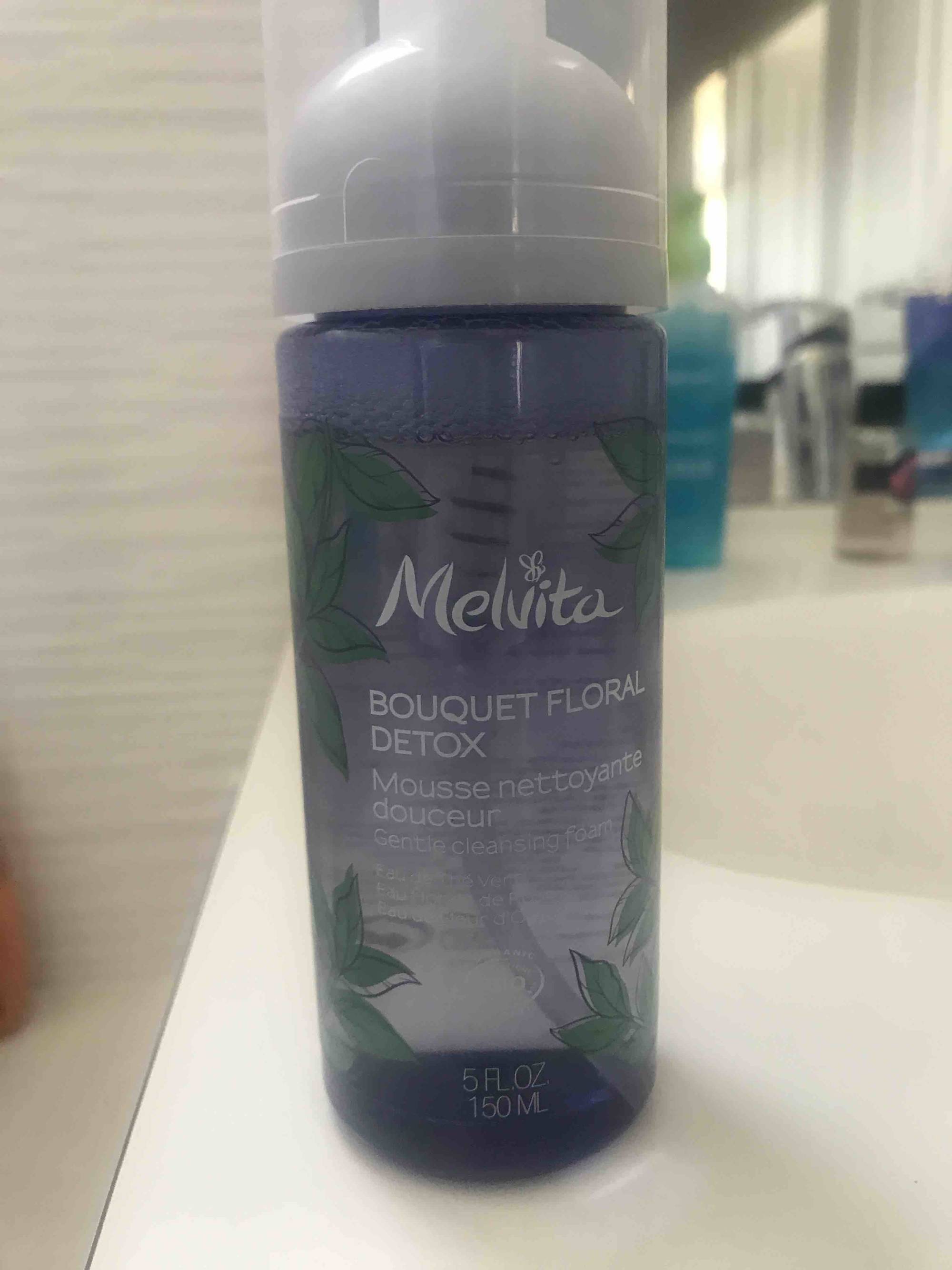 MELVITA - Bouquet floral détox - Mousse nettoyante douceur