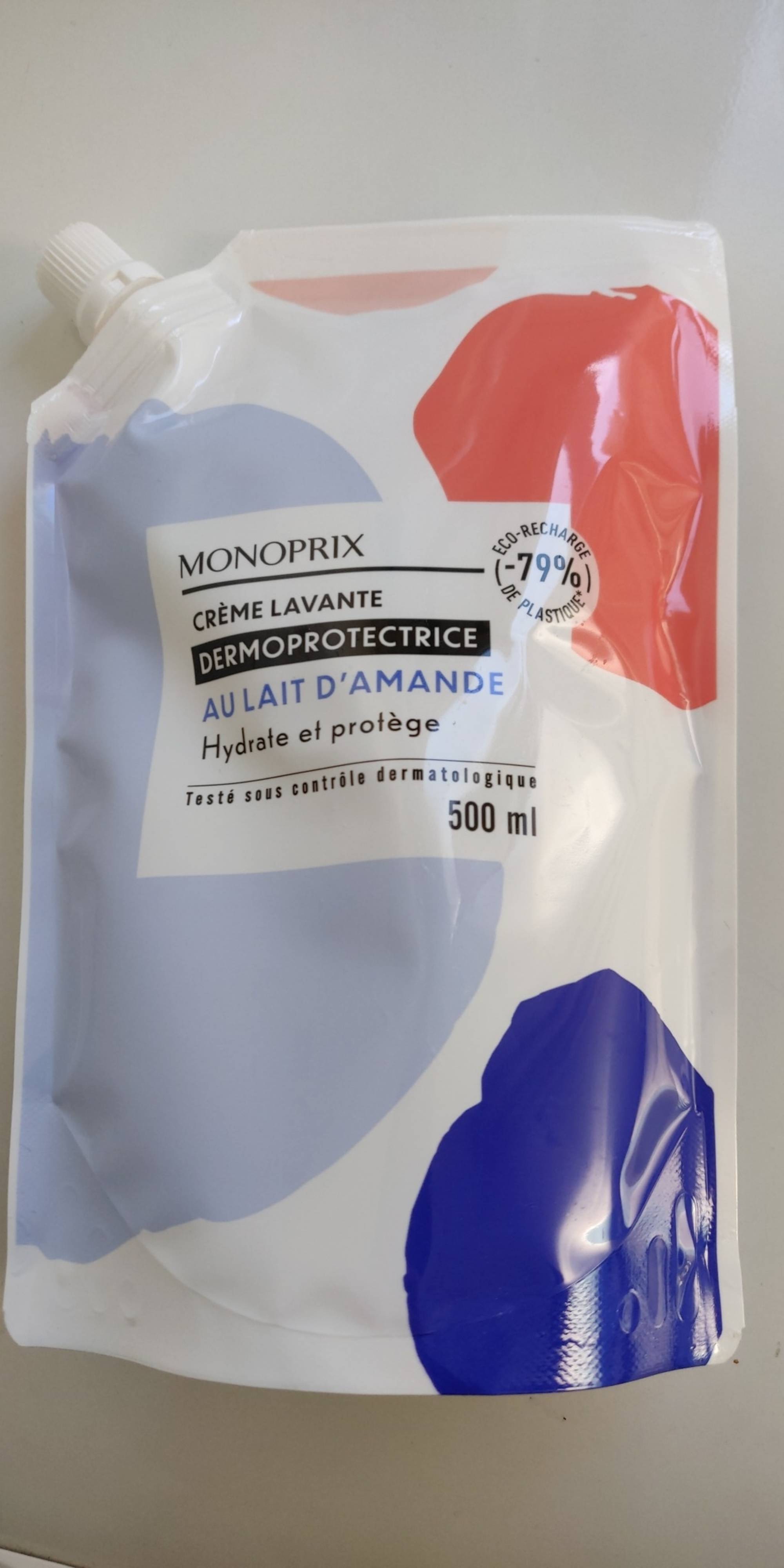 MONOPRIX - Crème lavante dermoprotectrice au lait d'amande