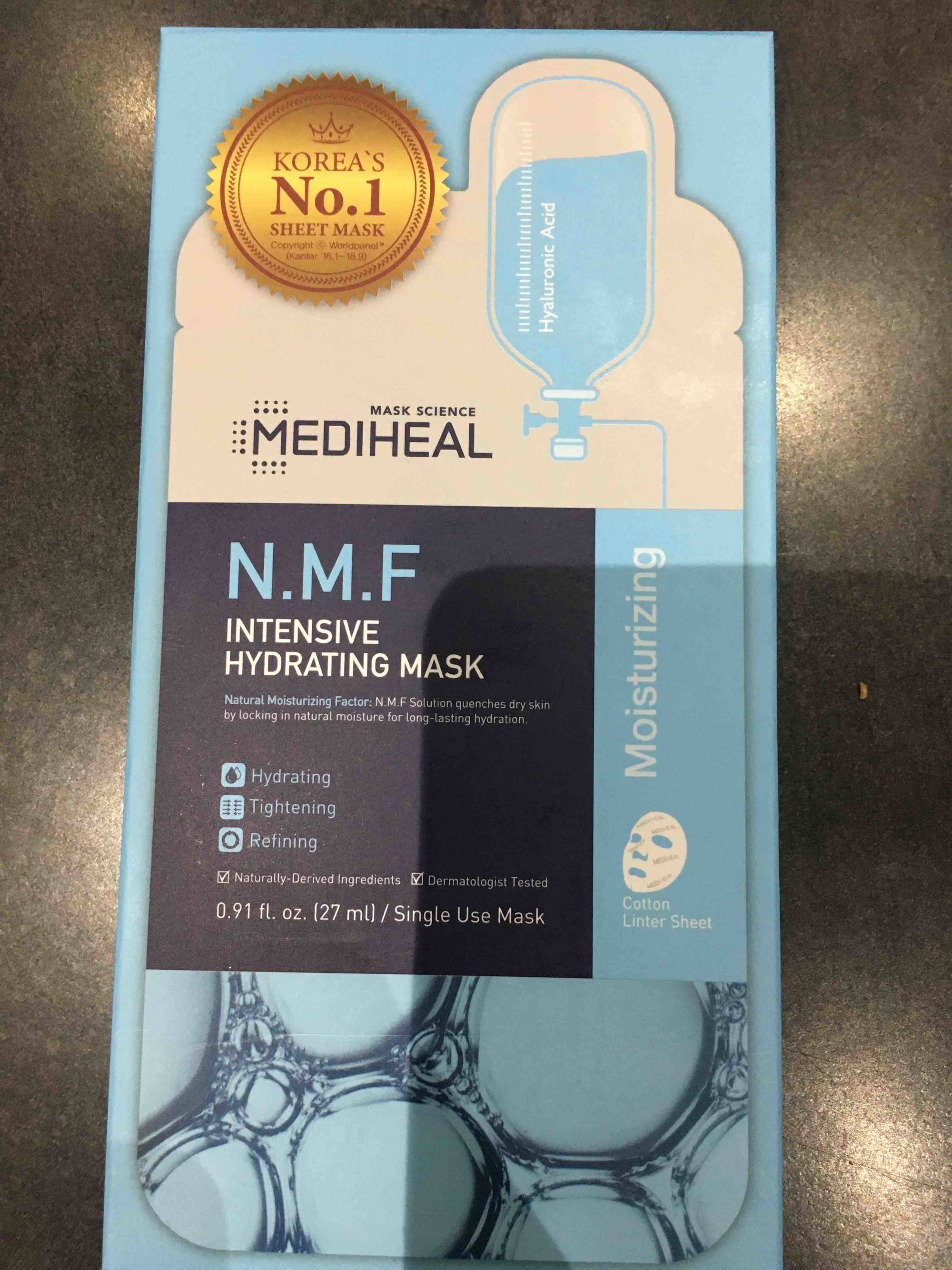 MEDIHEAL - N.M.F - Intensive hydrating mask