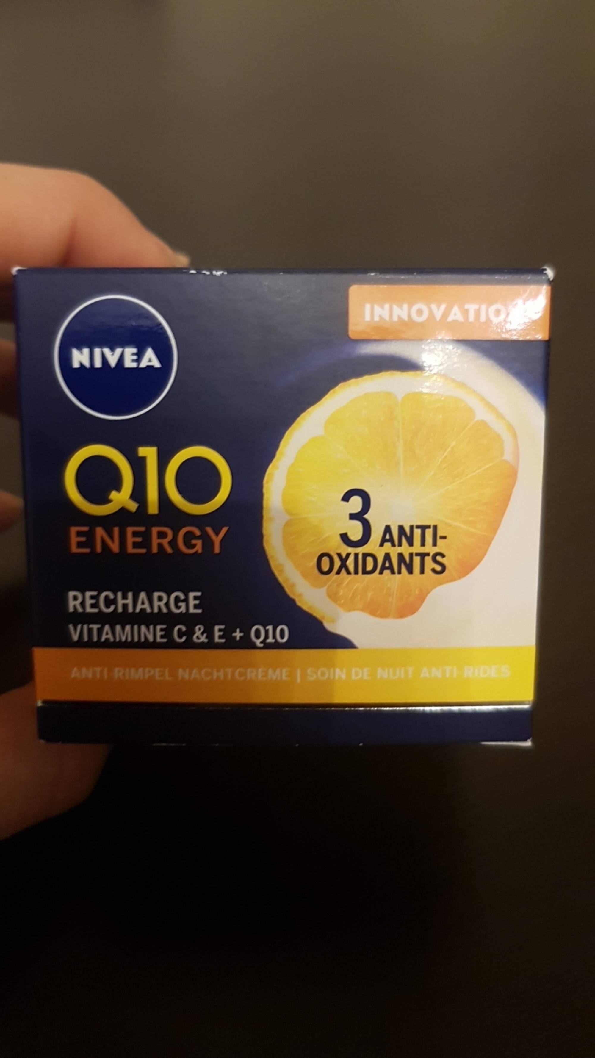 NIVEA - Q10 energy - Soin de nuit anti rides