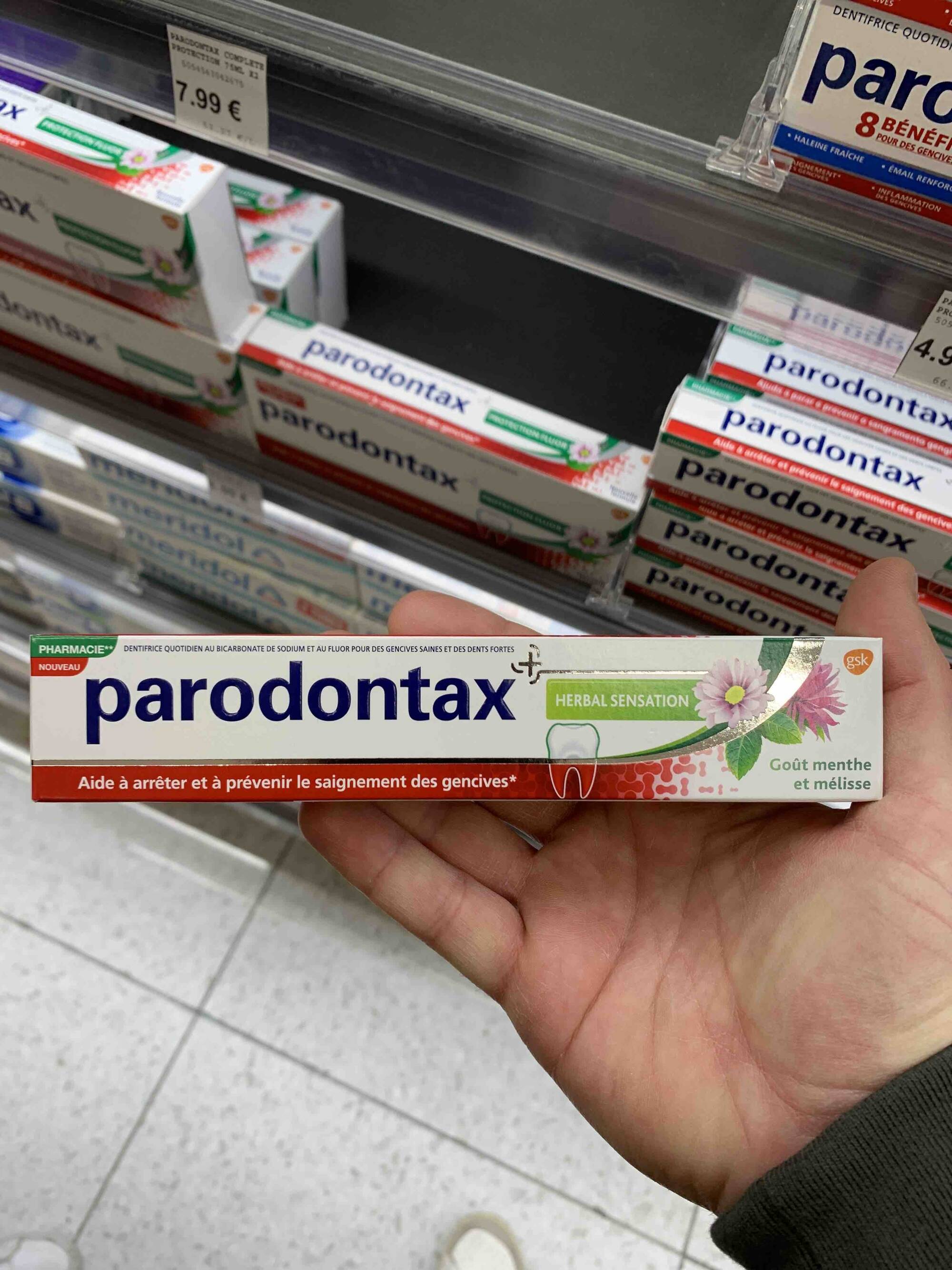 PARODONTAX - Herbal sensation - Dentifrice