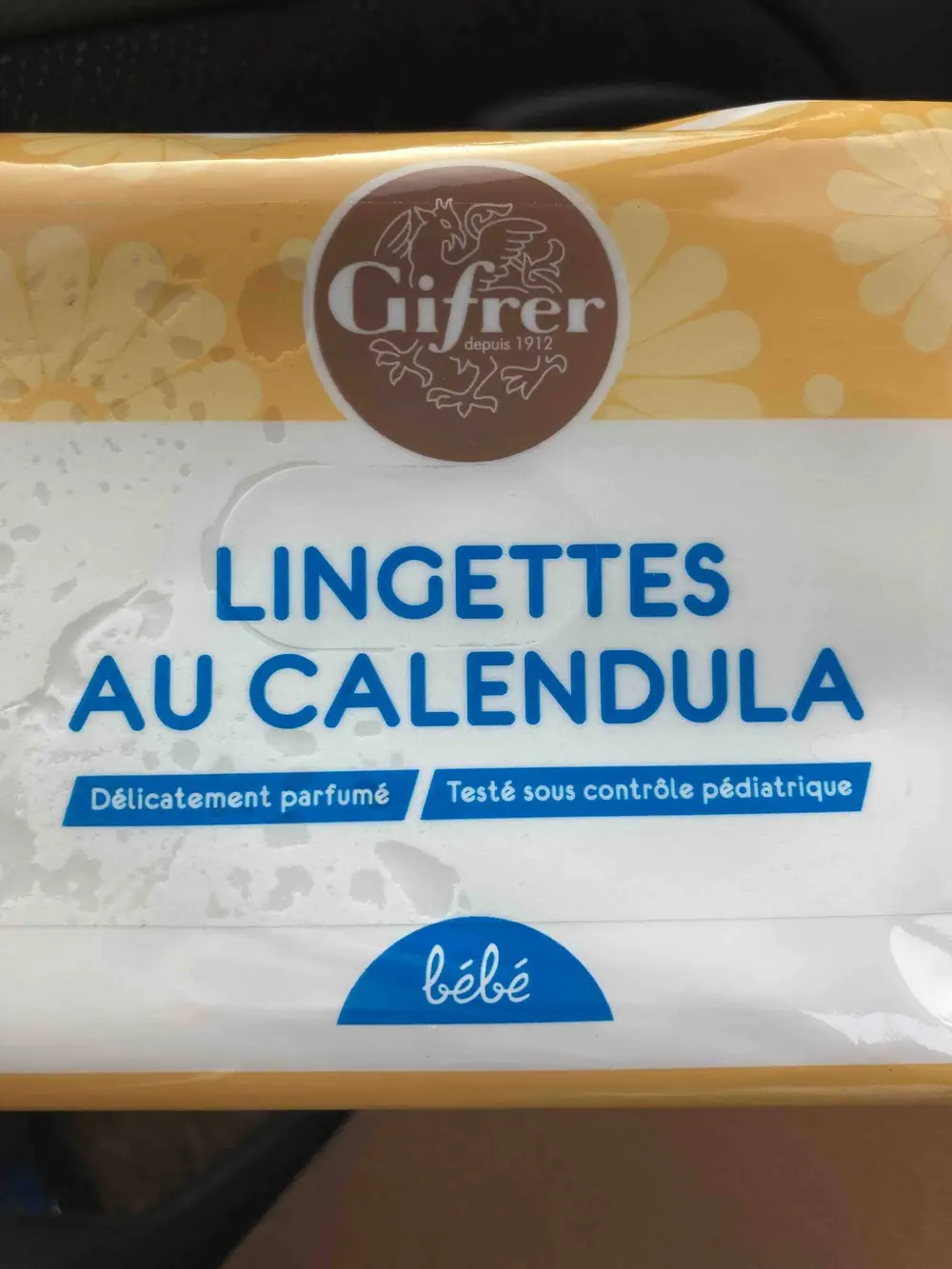 GIFRER - Lingettes au calendula bébé