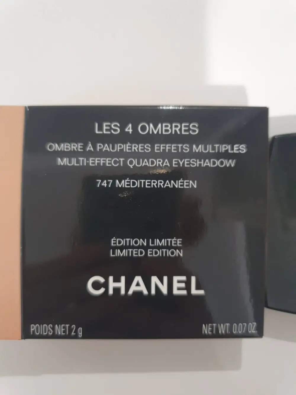 CHANEL - Les 4 ombres - Ombres à paupières effets multiples 747 méditerranéen