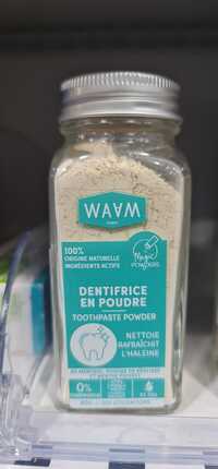 WAAM - Dentifrice en poudre