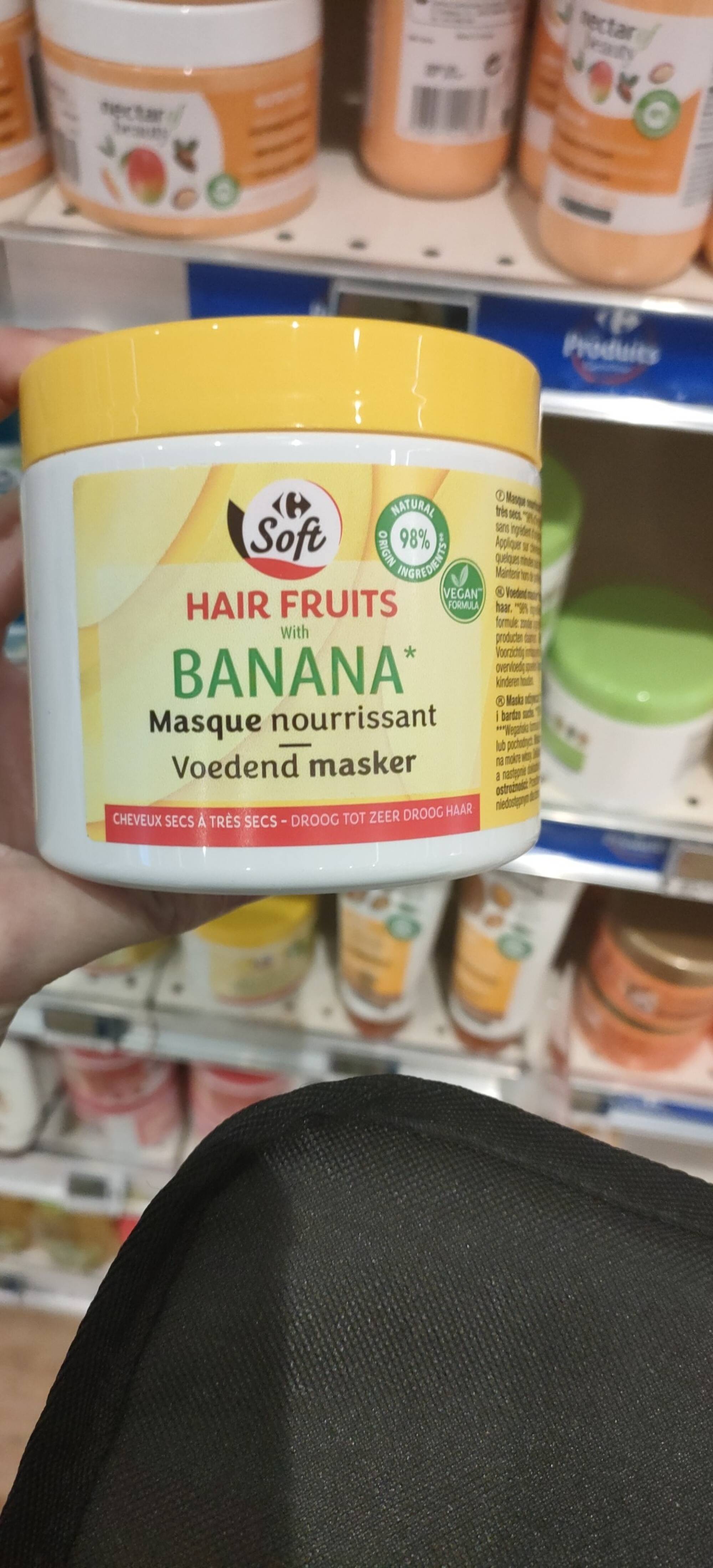 CARREFOUR - Soft hair fruits with banana - Masque nourissant