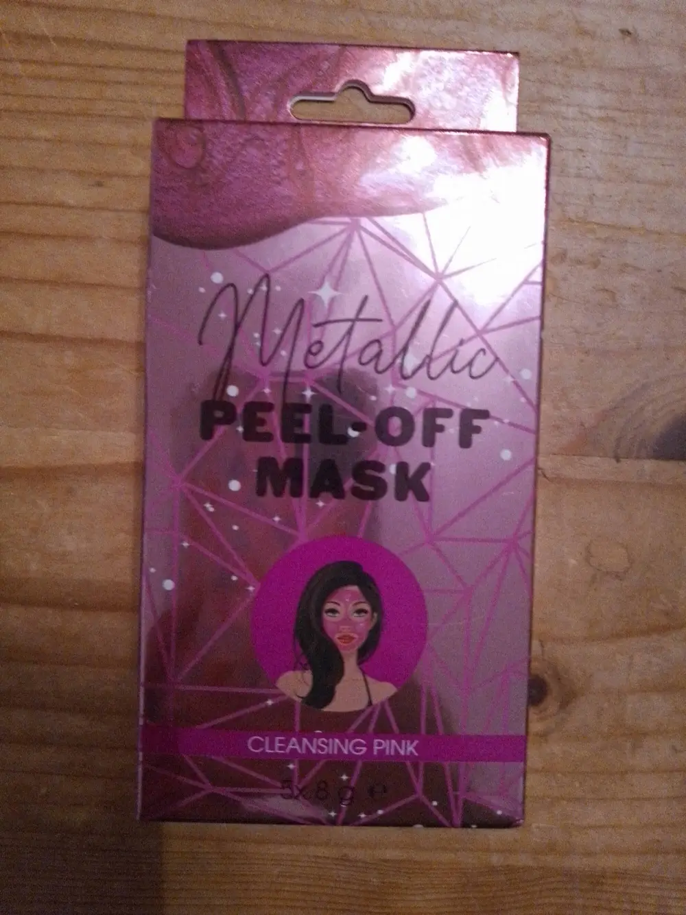 METALLIC - Peel-off mask cleansing pink