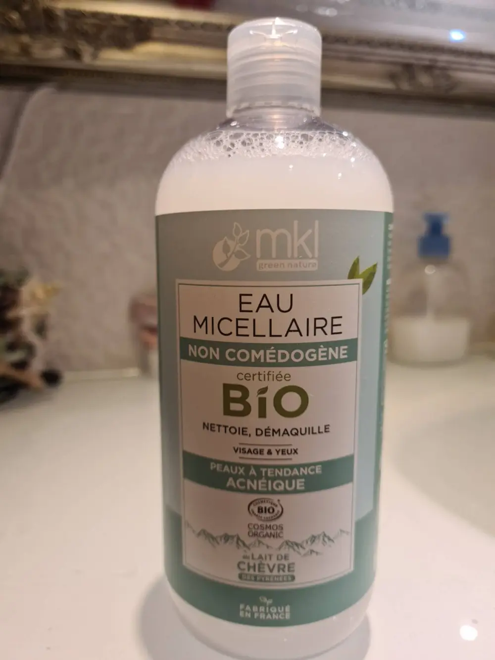 MKL GREEN NATURE - Eau micellaire certifiée bio au lait de chèvre