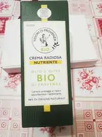 TESORI DI PROVENZA - Crema radiosa nutriente olio d'oliva bio