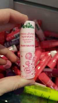 MELVITA - Rose sauvage - Stick lèvres hydratant