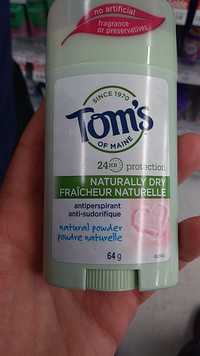 TOM'S OF MAINE - Fraîcheur naturelle - Antiperspirant 24h 