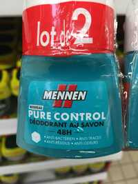 MENNEN - Pure control - Déodorant au savon 48h