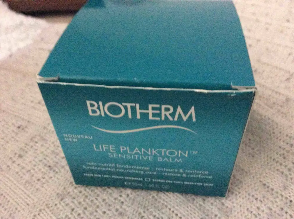 BIOTHERM - Life plankton sensitive balm - Soin nutritif fondamental