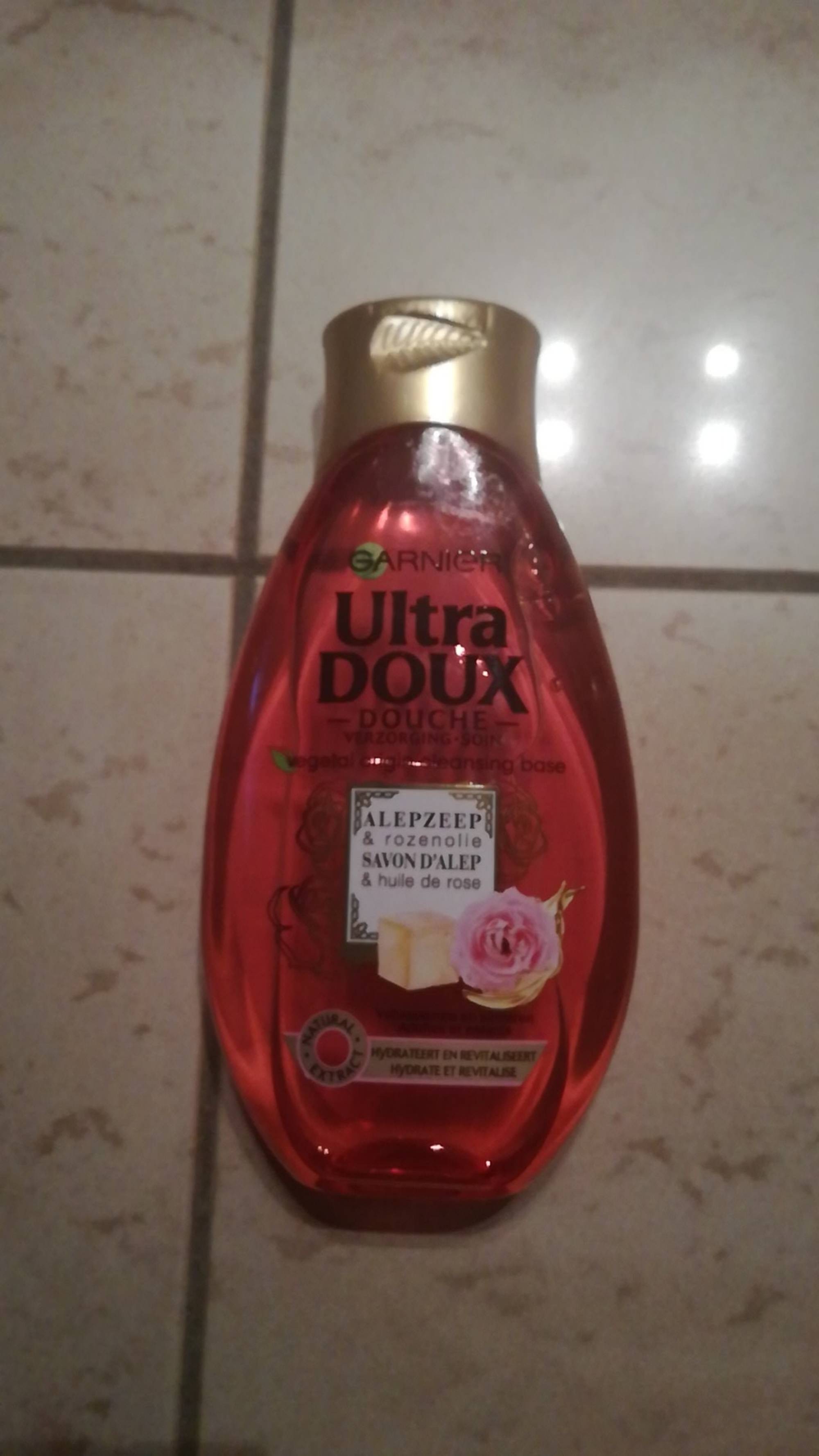 GARNIER - Ultra doux savon d'Alep - Douche à l'huile de rose
