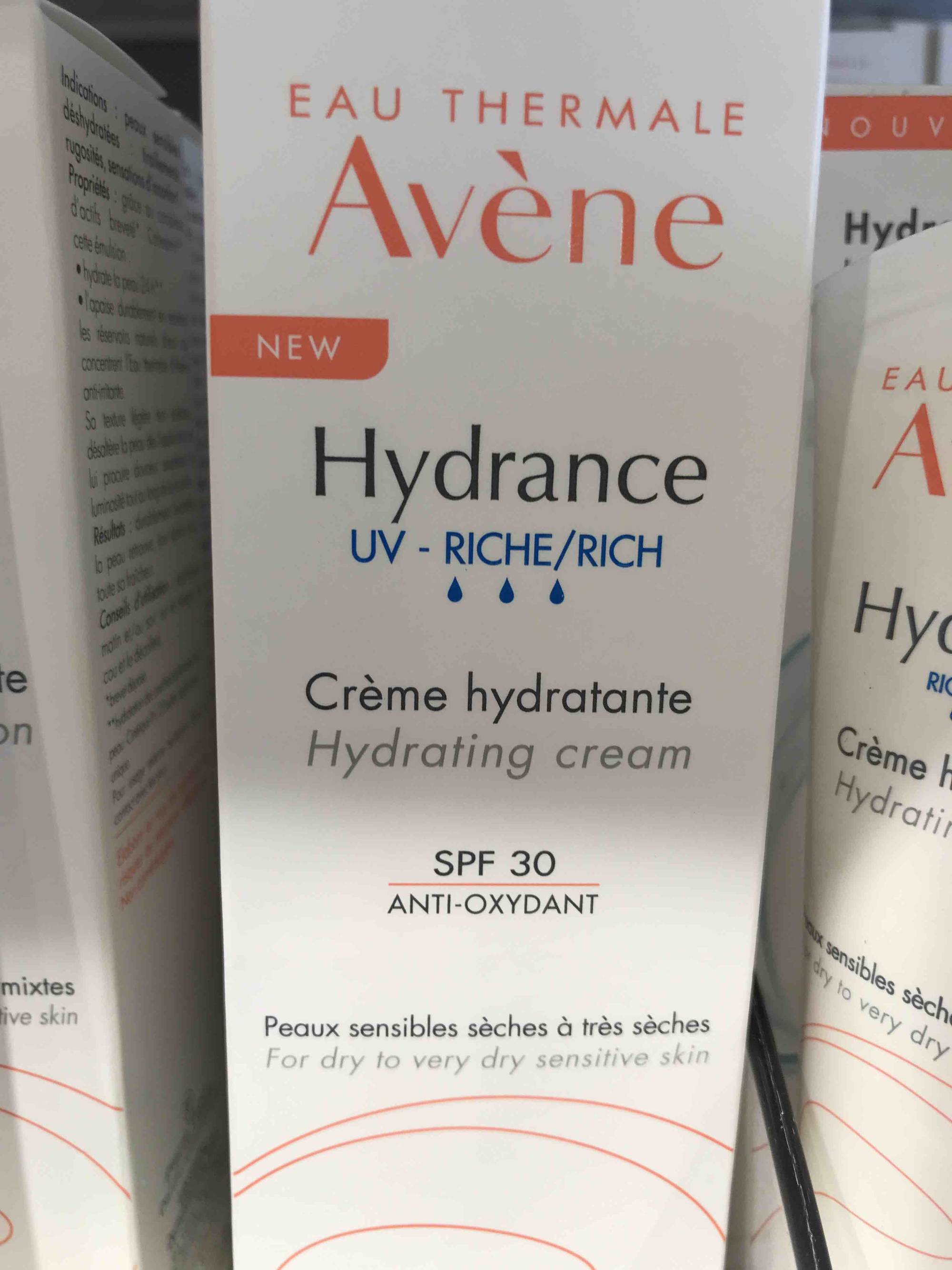AVÈNE - Hydrance - Crème hydratante SPF 30