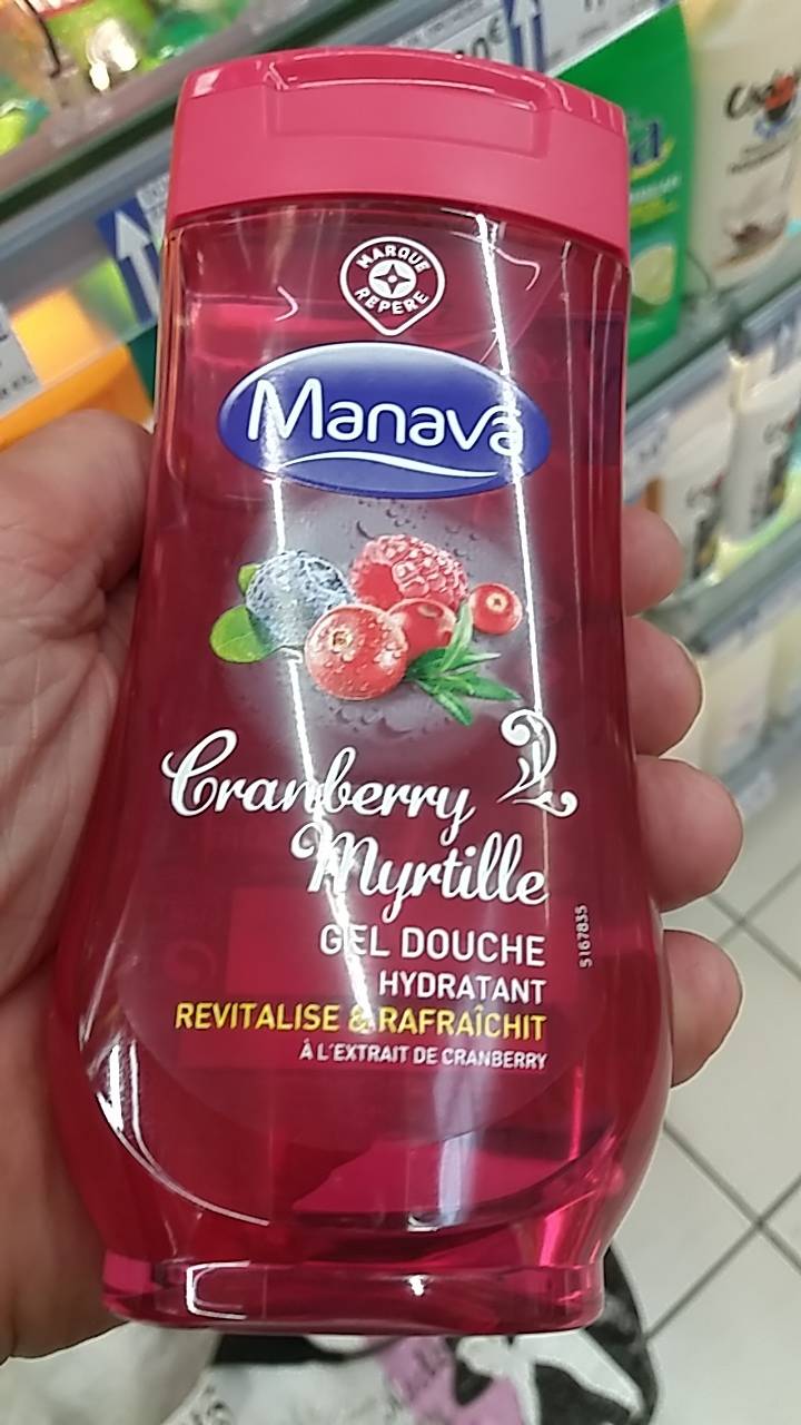 MARQUE REPÈRE - Manava Cranberry Myrtille gel douche hydratant