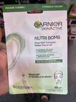 GARNIER - Nutri bomb - Masque tissu au lait