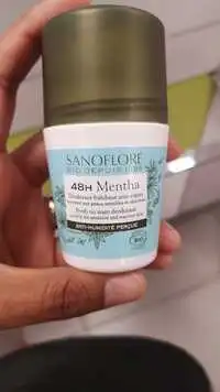 SANOFLORE - Mentha - Déodorant fraîcheur anti-traces 48h